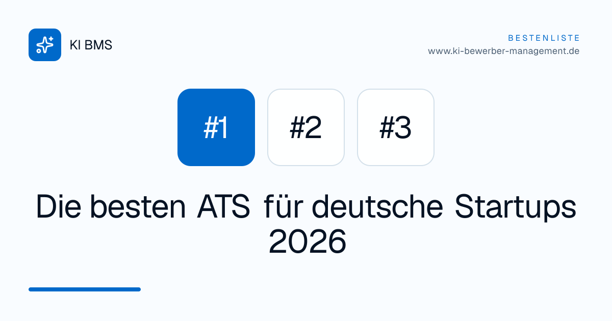 Die besten ATS für deutsche Startups 2026