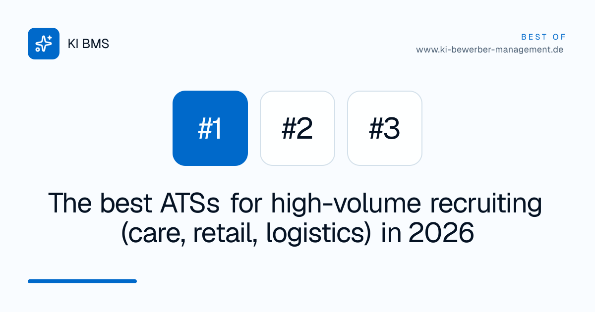 The best ATSs for high-volume recruiting (care, retail, logistics) in 2026