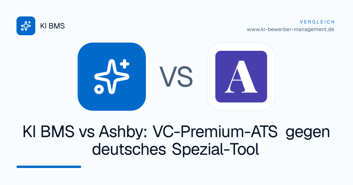 KI BMS vs Ashby: VC-Premium-ATS gegen deutsches Spezial-Tool