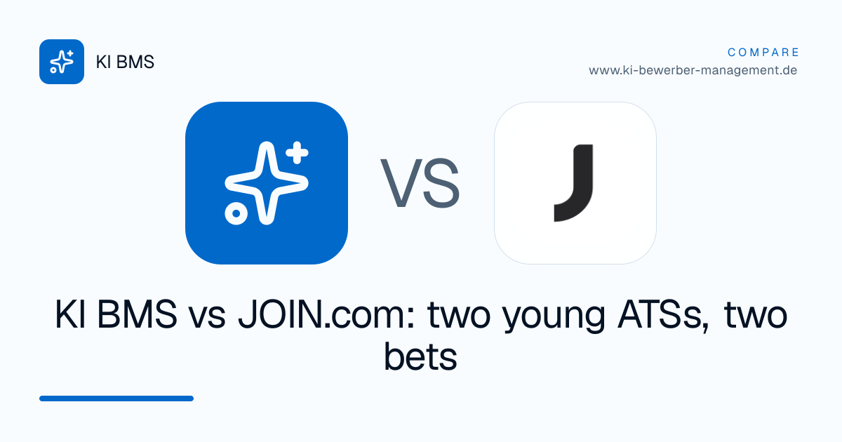 KI BMS vs JOIN.com: two young ATSs, two bets