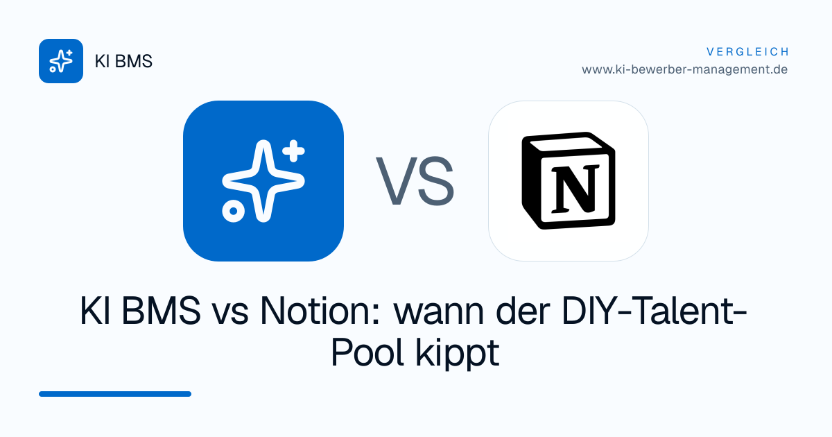 KI BMS vs Notion: wann der DIY-Talent-Pool kippt